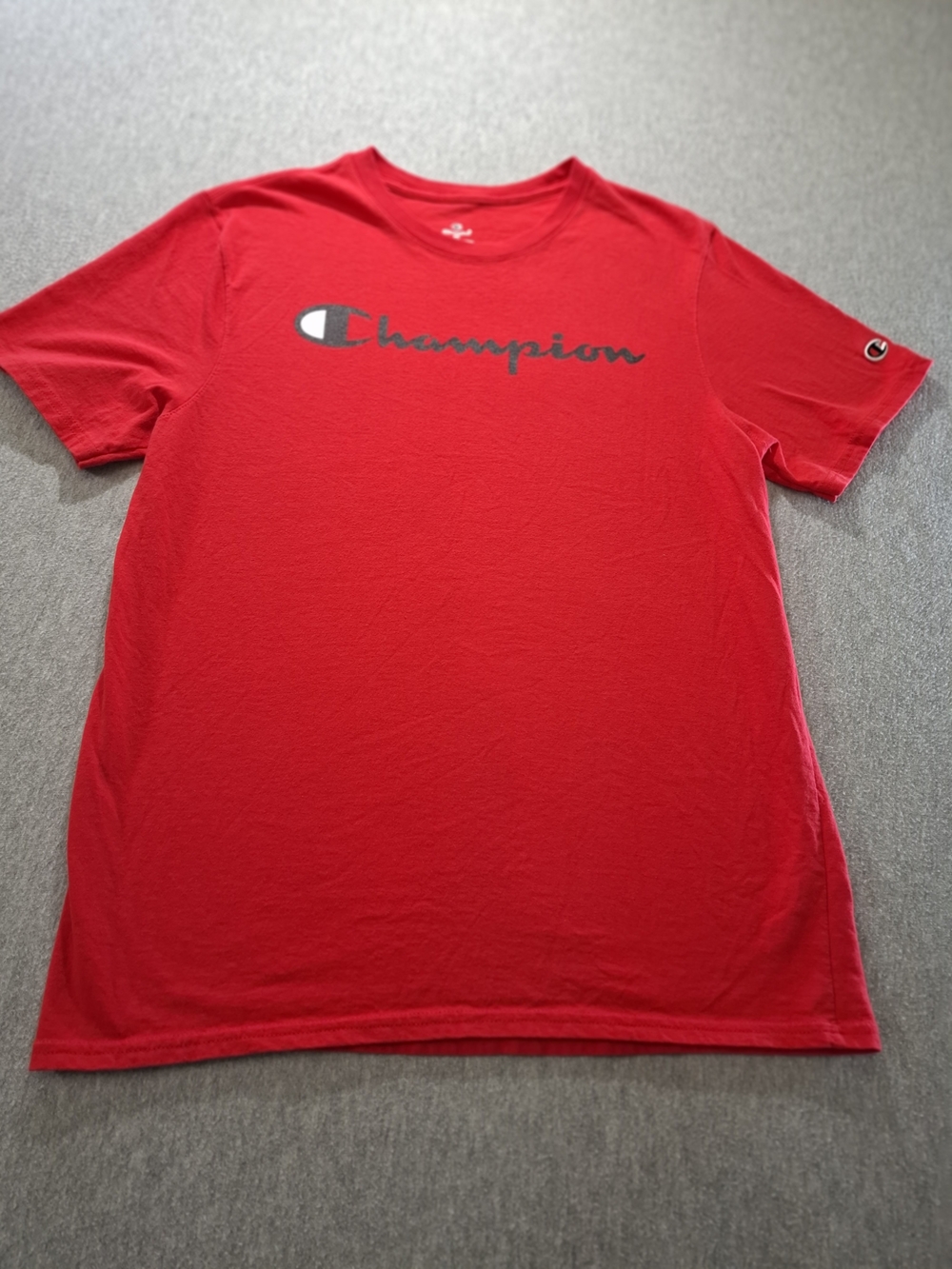 Champion Men's Red Logo T-Shirt